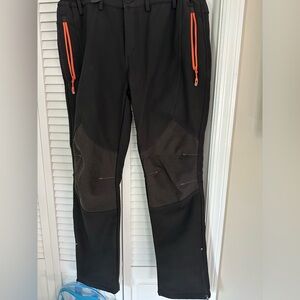 Gash Hao Mens Snow pants 180Black, 34W x 30L)